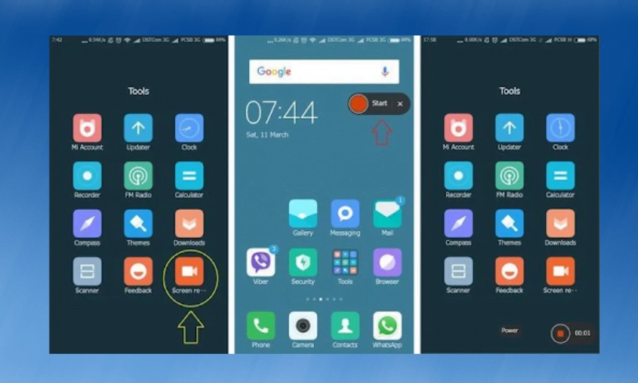 Cara Merekam Layar Android Xiaomi