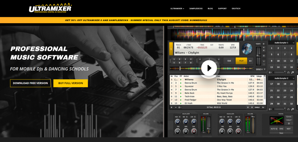 Aplikasi DJ PC UltraMixer