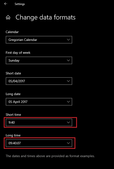 Cara mengubah format waktu di windows