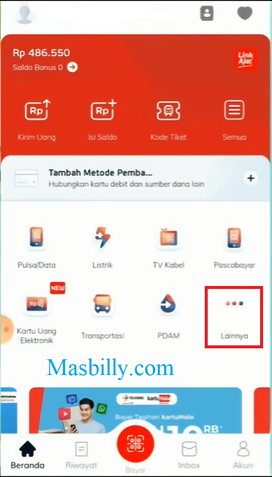 cara cek tagihan indihome