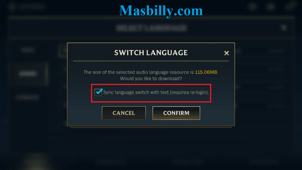 cara mengganti bahasa text dan audio lol wild rift
