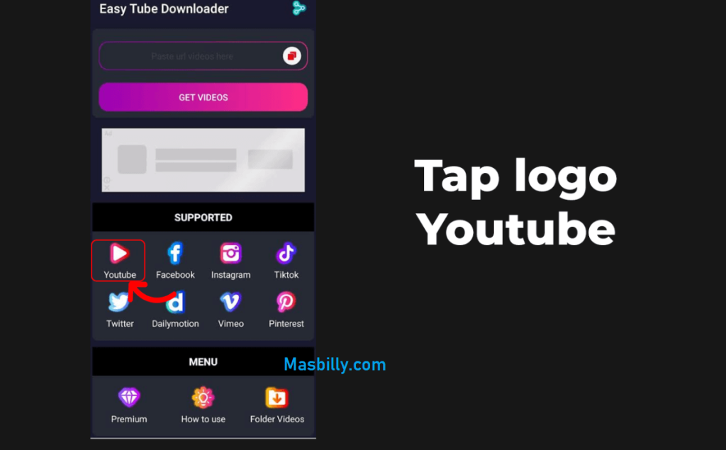 Cara Download Short YouTube dengan aplikasi masbilly