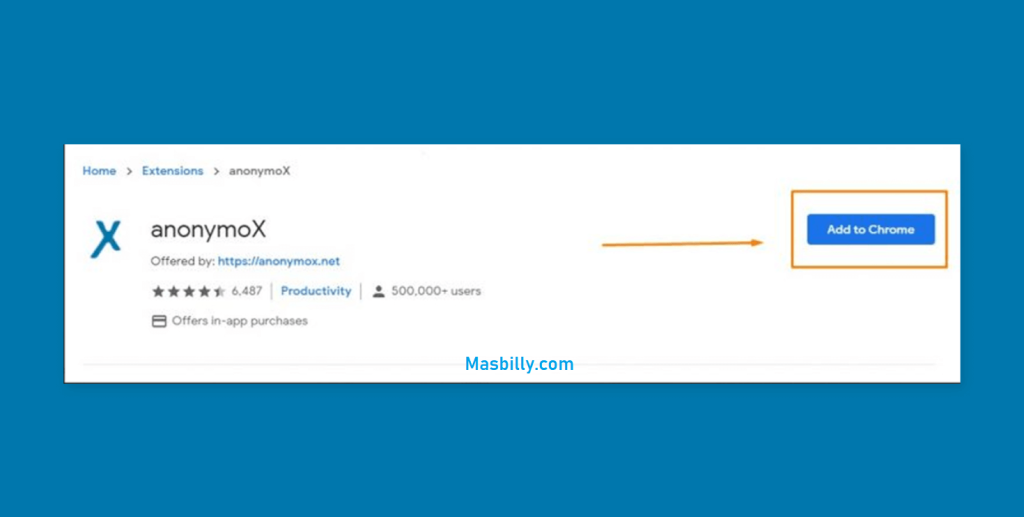 Cara Memasang Anonymox di Google Chrome