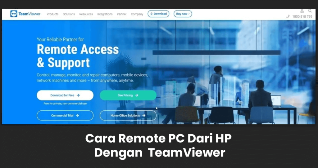 cara remote PC