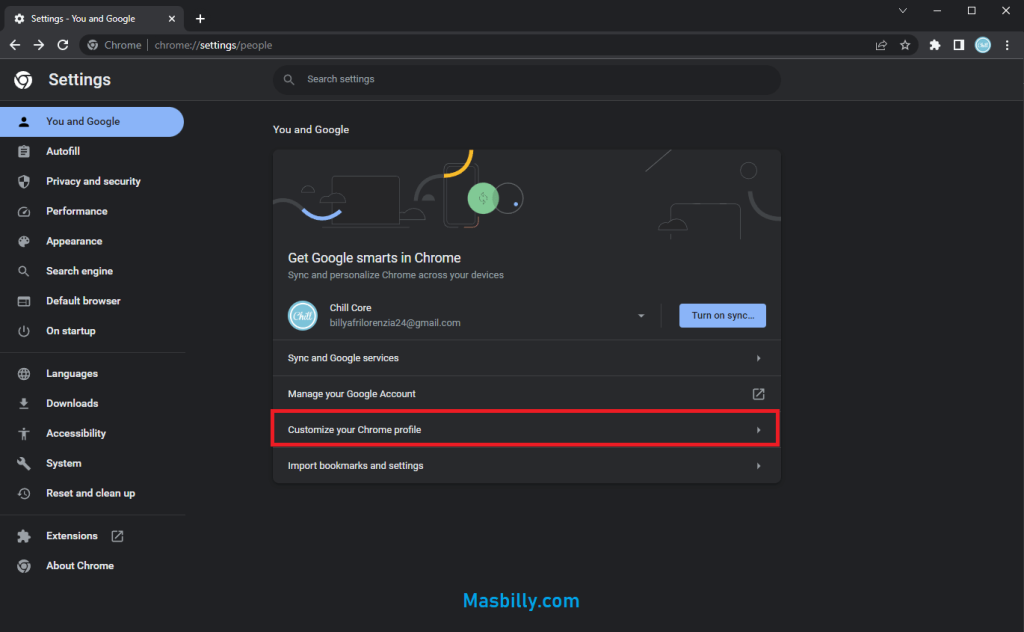 cara dark mode chrome pc masbilly